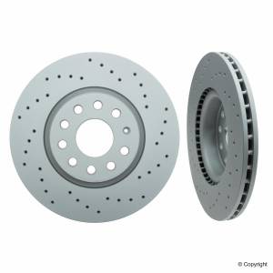 Zimmermann Sport MK5 MK6 MK7 2.0T X-Drilled Front Rotor Kit 312x25 5x112